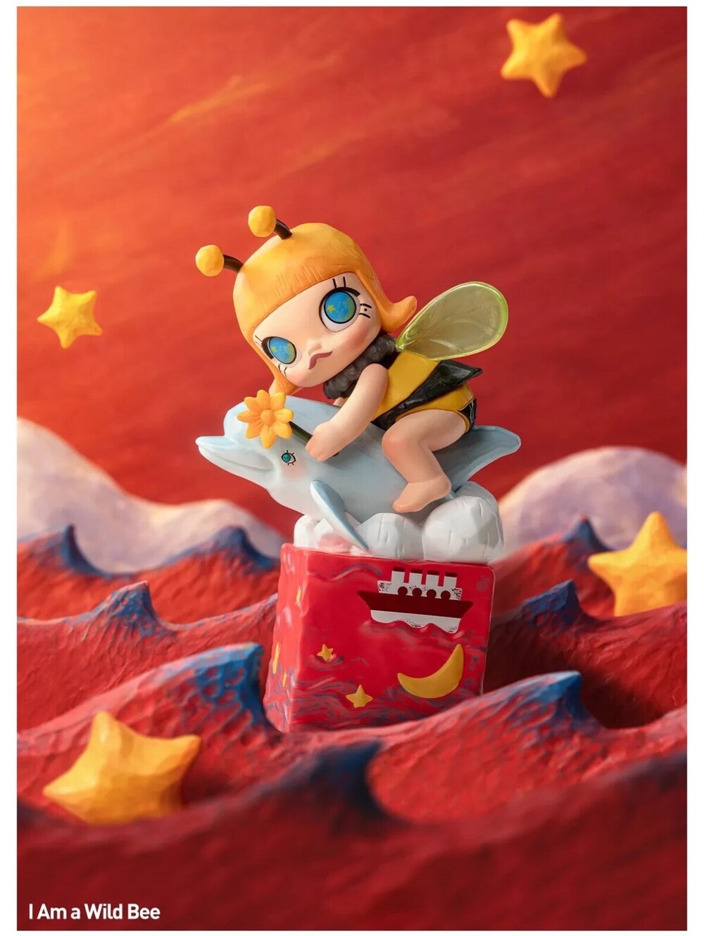 POP MART MOLLY Scenery Along the Way 20th Anniversary Bind Box Figure WILD BEE